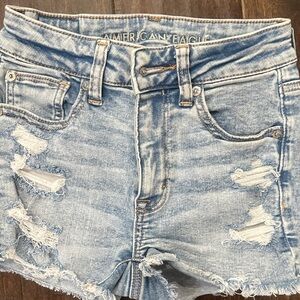 American Eagle Outfitters Women's Ripped Denim Shorts